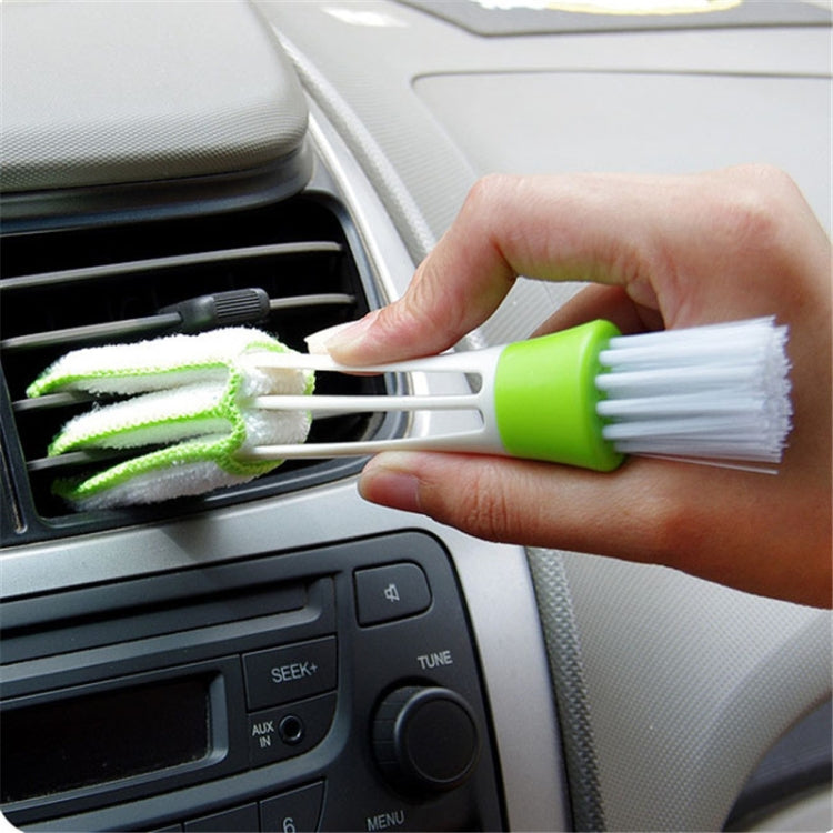 Clean Tool Dirt Duster Brush Dual Head for Car Air-Condition Vent Blind by buy2fix