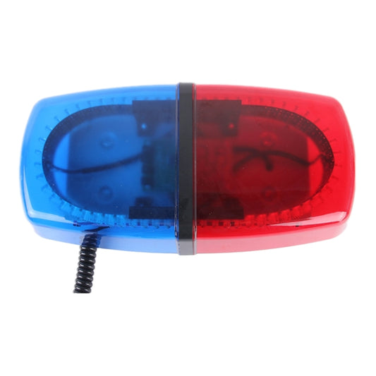 25W 240 LEDs Red Light + Blue Light Waterproof Strobe Light Dome Warning Light, DC 12V, Wire Length: 60cm by buy2fix