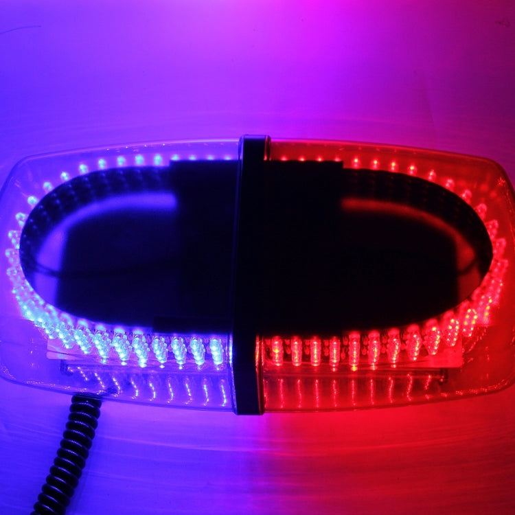 25W 240 LEDs Red Light + Blue Light Waterproof Strobe Light Dome Warning Light, DC 12V, Wire Length: 60cm by buy2fix