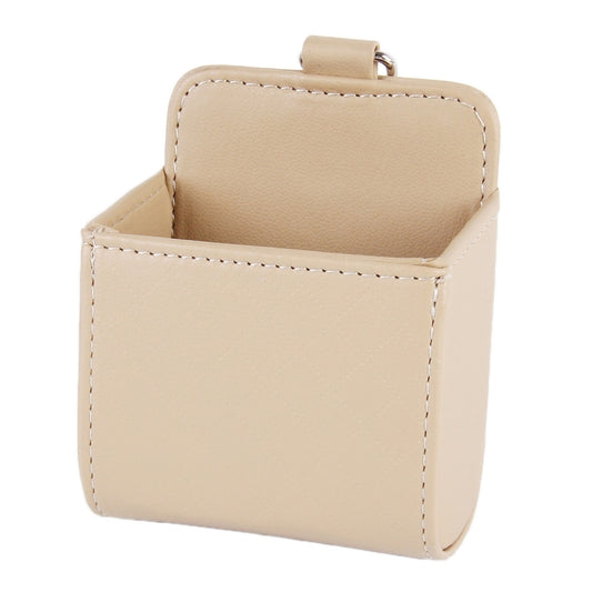 Car Air Vent Mobile Cellphone Pocket Bag Pouch Box Storage Organizer Carrying Case(Khaki) by buy2fix