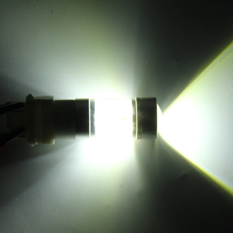 2 PCS T20/7443 350 LM 6000K Dual Wires 30W White Light 6 LED Canbus Car Brake Light Bulb, DC 12V by buy2fix