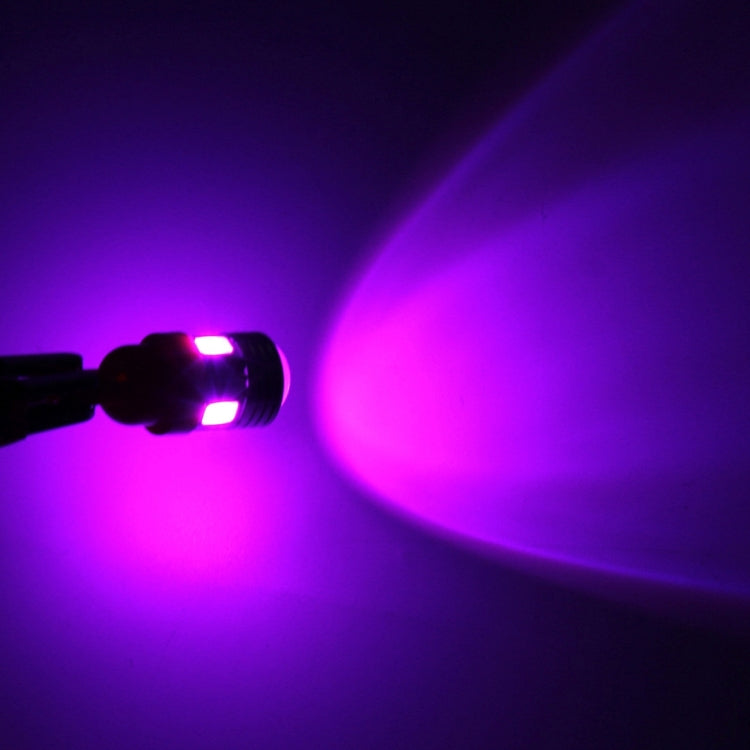 2 PCS T10 3W 6 LED SMD 5630 Pink Light Clearance Light.DC 12V. by buy2fix