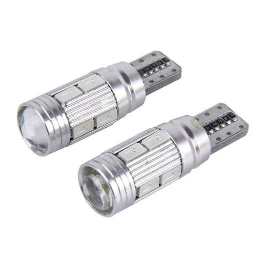 2 PCS T10 6W 10 SMD 5630 LED Error-Free Canbus Car Clearance Lights Lamp, DC 12V(Red Light) by buy2fix