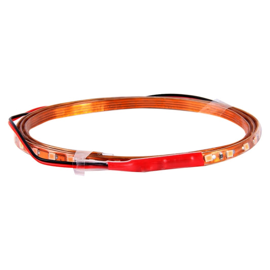 5 PCS Flow Style 45 LED 3528 SMD Waterproof Flexible Car Strip Light for Car Decoration, DC 12V, Length: 90cm(Red Light) by buy2fix