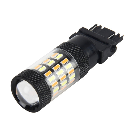 3157 5W 450LM 60LEDs DC 12V SMD-4014 Car Auto Brake Light Turn Signal Lights Car Source (White Light+Yellow Light) by buy2fix
