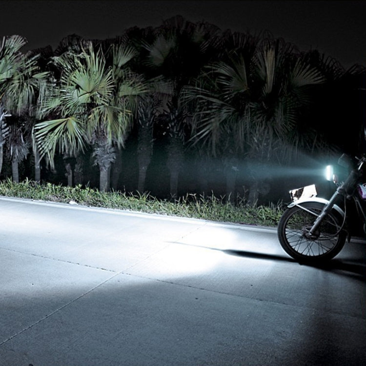 10W-12W 1200 LM-1500LM Universal Motorcycle LED Headlight, DC 12V-24V(White Light) by buy2fix