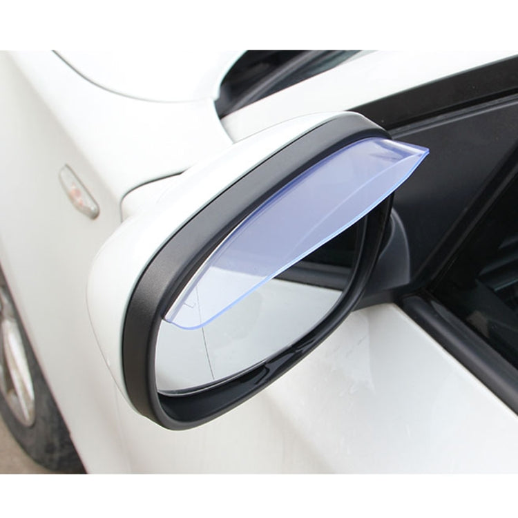 1 Pair Car Rearview Mirror Rain Blades Car Back Mirror Eyebrow Rain Cover Car Rearview Mirror Eyebrow Covers Flexible Protection Rainproof Decoration Accessories(Transparent) by buy2fix