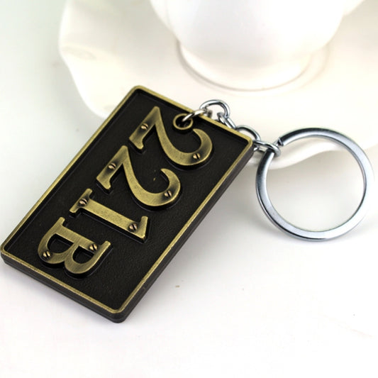 Detective Sherlock 221B Key Chain Car Key Ring Multi-functional Tool Key Holder Key Chains Rings Holder Pendant  Auto Parts(Gold) - Key Rings by buy2fix | Online Shopping UK | buy2fix