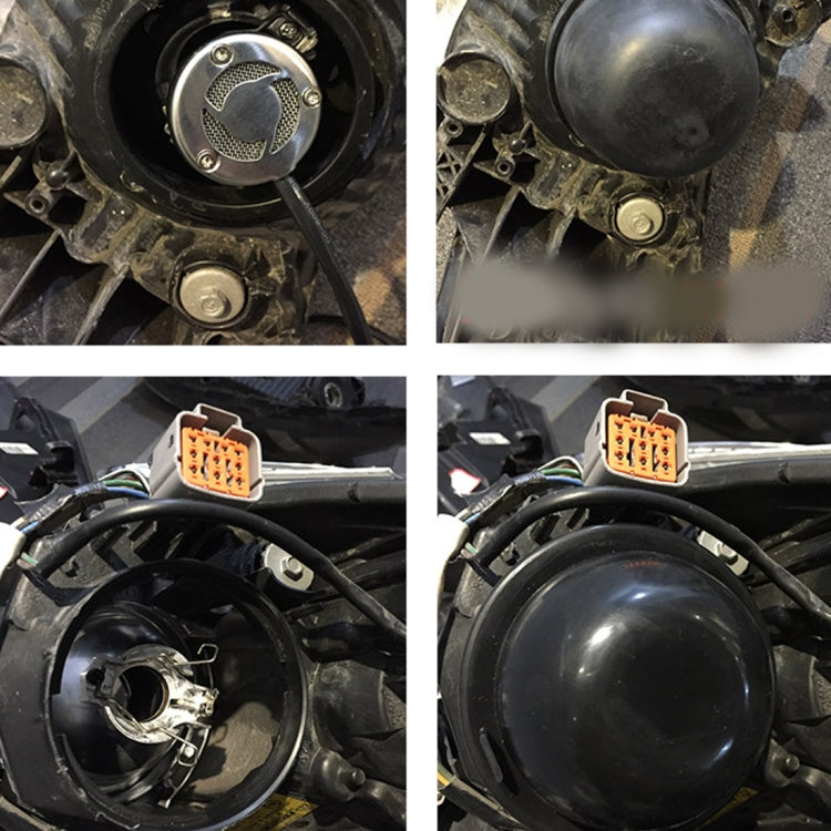 2 PCS Universal Car LED Headlight HID Xenon Lamp Silicone Dust Cover Seal Caps LED Headlight Seal Dust Seal Cover Dust Cover for H1 H3 H7 H11 / H8 9005 / 9006 by buy2fix