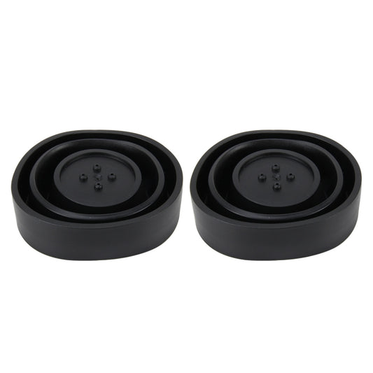 2 PCS Universal Car LED Headlight HID Xenon Lamp Silicone Dust Cover Seal Caps LED Headlight Seal Dust Seal Cover Dust Cover by buy2fix