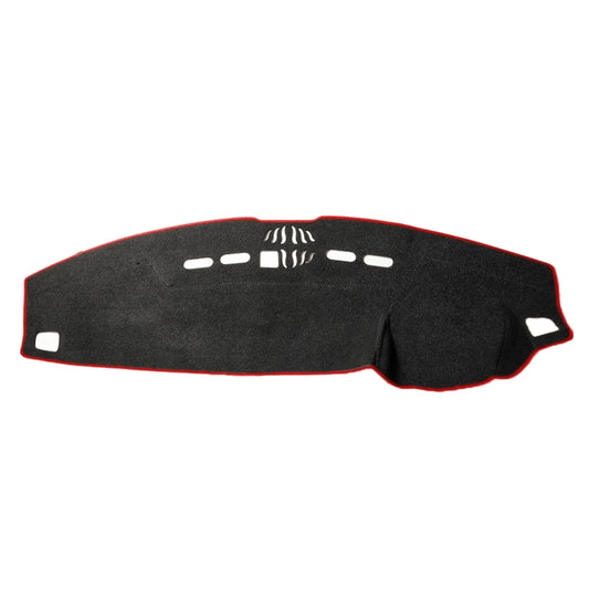 Left-hand Drive Dark Mat Car Dashboard Cover Car Light Pad Instrument Panel Sunscreen Car Mats for Land Rover Discovery 4 (Please note the model and year)(Red) by buy2fix