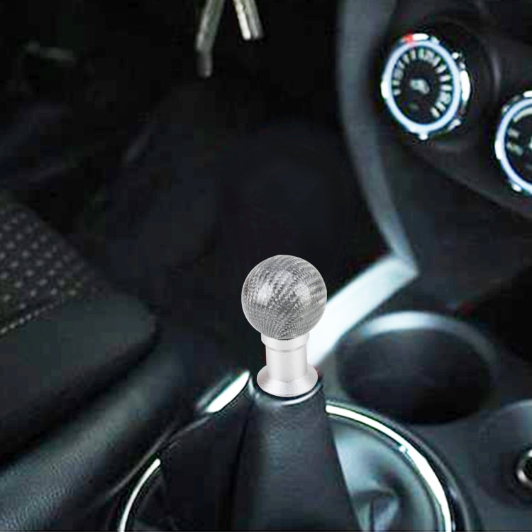 Universal Ball Shape Car Gear Shift Knob Modified Car Gear Shift Knob Auto Transmission Shift Lever Knob Carbon Lead Gear Knobs by buy2fix