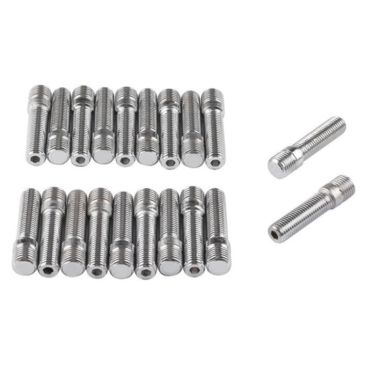 20 PCS 5.8cm Universal Car Modification Extended Wheels Stud Conversion M12x1.25 to M12x1.5 Screw Adapter LN032 LN033 LN044 by buy2fix