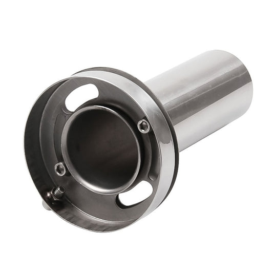 4.5 inch Universal Car 304 Stainless Steel Exhaust Pipe Muffler Unadjustable Tail Muffler Tip by buy2fix