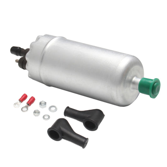 Car 140L/H High Flow In-Line Injection Fuel Pump External Electric Fuel Pump Flow 0580464038 for Mercedes-Benz / Renault / Peugeot / Opel / BMW / Citroen (Silver) by buy2fix