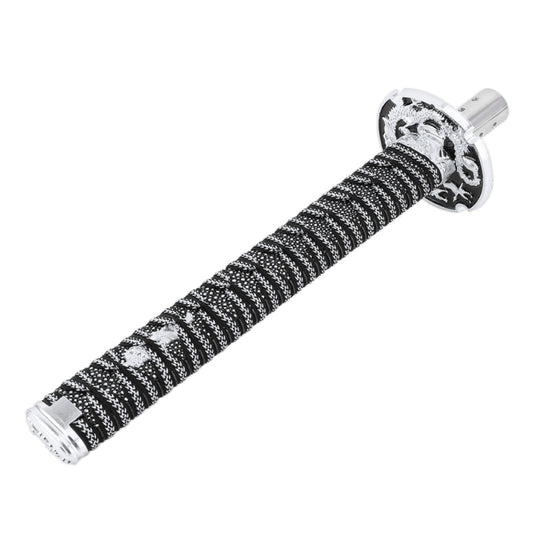 Universal Samurai Shape Manual or Automatic Gear Shift Knob, Length: 31.5cm (Silver) by buy2fix