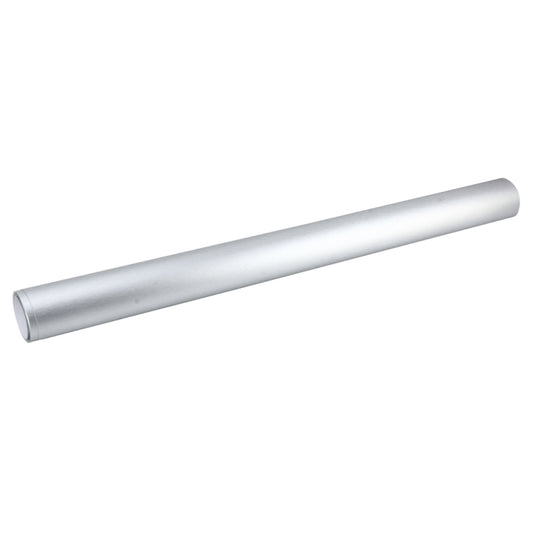 1.52 * 0.5m Waterproof PVC Wire Drawing Brushed Chrome Vinyl Wrap Car Sticker Automobile Ice Film Stickers Car Styling Matte Brushed Car Wrap Vinyl Film (Silver) by buy2fix