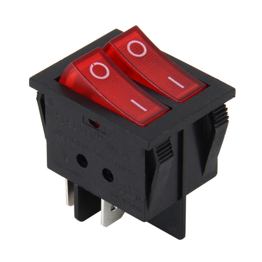 Car Truck Boat Switch Toggle Light Switch 4pin Waterproof 12/24V Car Auto Universal DIY 4 Pin Double Control Switch OFF-ON Push Button by buy2fix