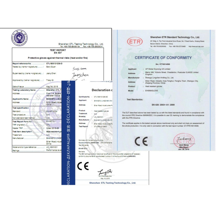 Silicone Cotton Microwave Kitchen Cooking Protective Gloves, High Temperature Resistance: 500 Degree C, Length: 32cm by buy2fix