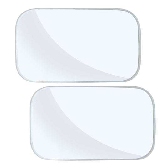 3R-054 2 PCS Car Truck Square Blind Spot Rear View Wide Angle Mirror Blind Spot Mirror 360 Degree Adjustable Wide-angle Mirror, Size: 7*4cm by 3R