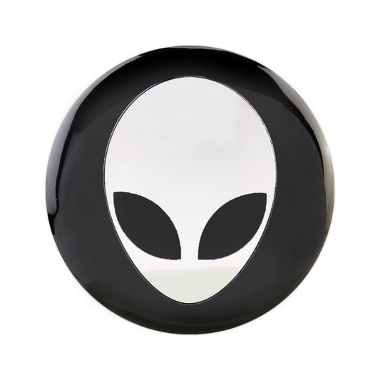4 PCS Car-Styling Alien Pattern Metal Wheel Hub Decorative Sticker, Diameter: 5.8cm by buy2fix