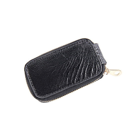 Universal Pure Cow Leather Waist Hanging Zipper Wallets Key Holder Bag (No Include Key) by buy2fix