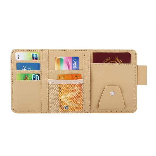 Universal Car Sun Visor Board Paper Tissue Box CD Storage Case Holder Card Bag Organizer (Yellow) by buy2fix