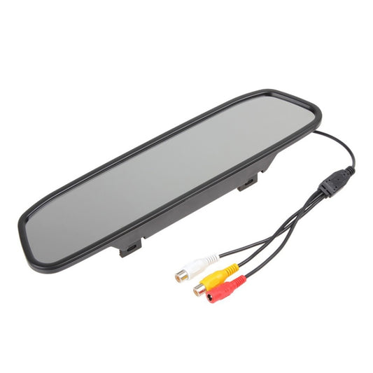 PZ-705 4.3 inch TFT LCD Car Rear View Mirror Monitor for Car Rearview Parking Video Systems by buy2fix