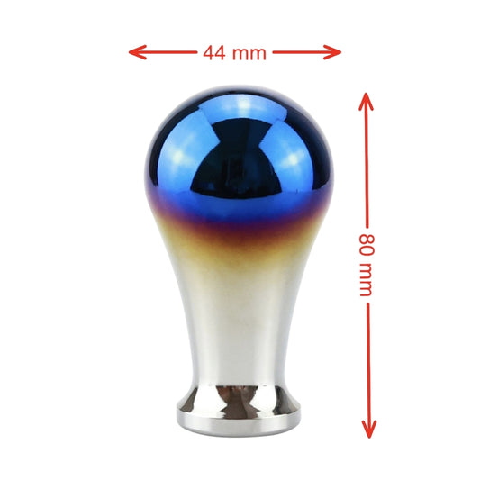 Universal Vehicle Car Blue Screwed Aluminum Alloy Gear Shifter Lever Manual Automatic Shift Knob Adapter by buy2fix
