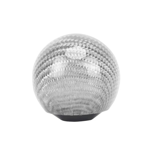 Universal Vehicle Car Shifter Cover Manual Automatic Carbon Fiber Ball Gear Shift Knob (Silver) by buy2fix