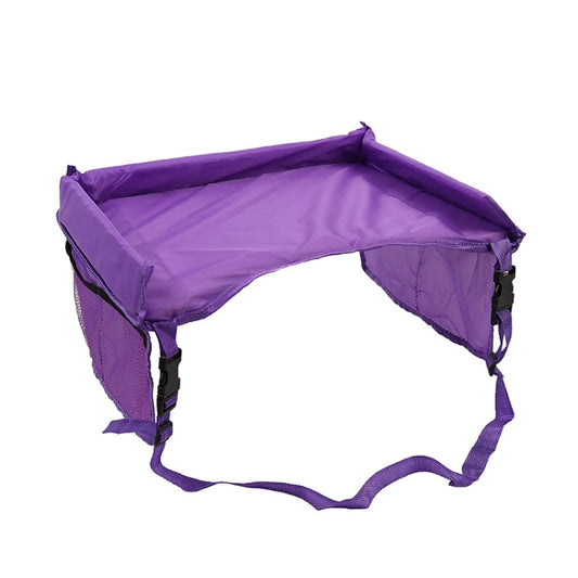Child Baby Toddler Stroller Organizer Travel Snack Toy Car Seat Activity Tray(Purple) by buy2fix