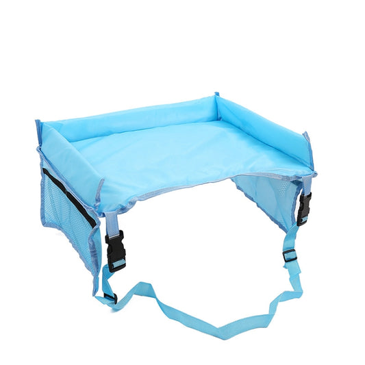 Child Baby Toddler Stroller Organizer Travel Snack Toy Car Seat Activity Tray(Baby Blue) by buy2fix