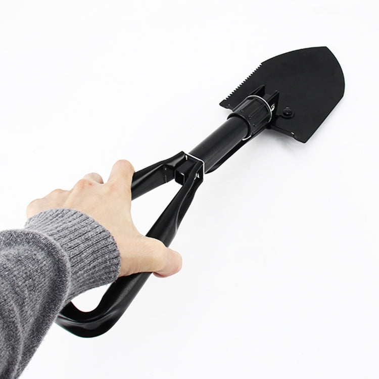 Car Multi-function Emergency Vehicle Metal Steel Ice Snow Mud Sand Shovel Folding Shovel Car High-strength Snow Shovel Ice Scraper by buy2fix