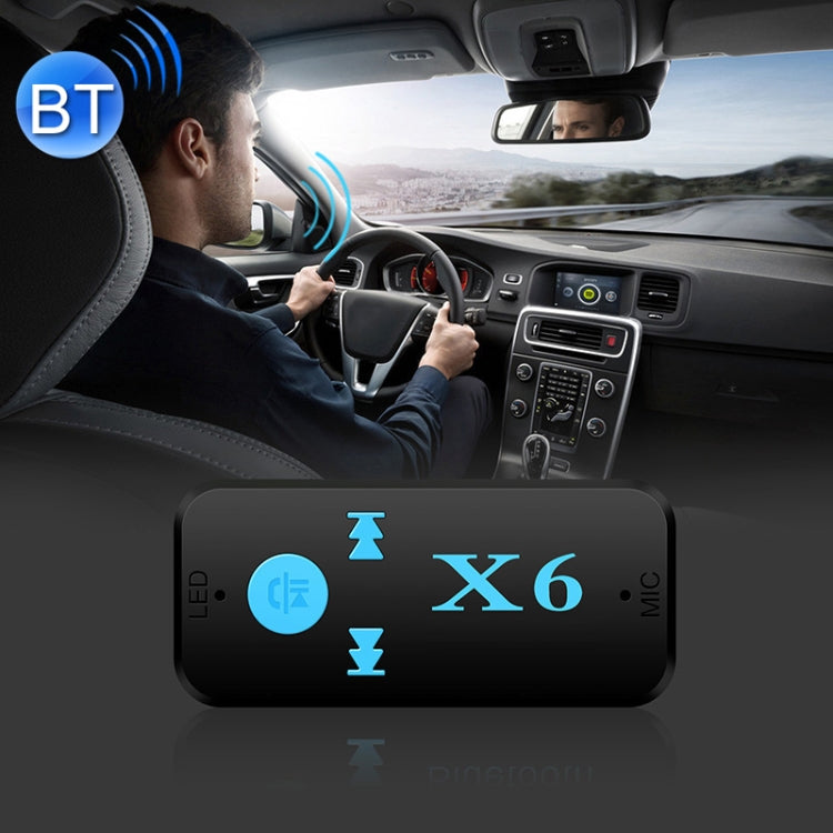 HQX6 Car Bluetooth V4.1 Audio Music Player Receiver Adapter, Support Wireless Hands-free & TF Card & USB Charge by buy2fix