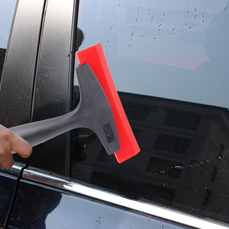 For Short Handle Tendon Scraper Car Film Tools Wiper Plate Glass Cleaning Tool(Black) by buy2fix