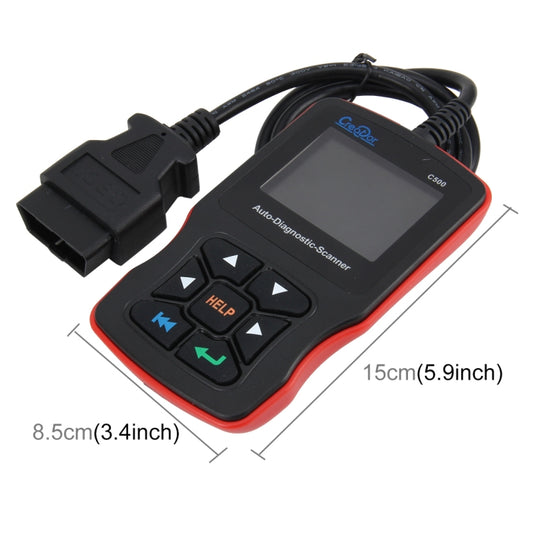 C500 Code Scanner 320*240 Pixel Display Car Scanner Fault Code Reader Scanner Update Online Automotive Diagnostic Tool, Support SD card by buy2fix
