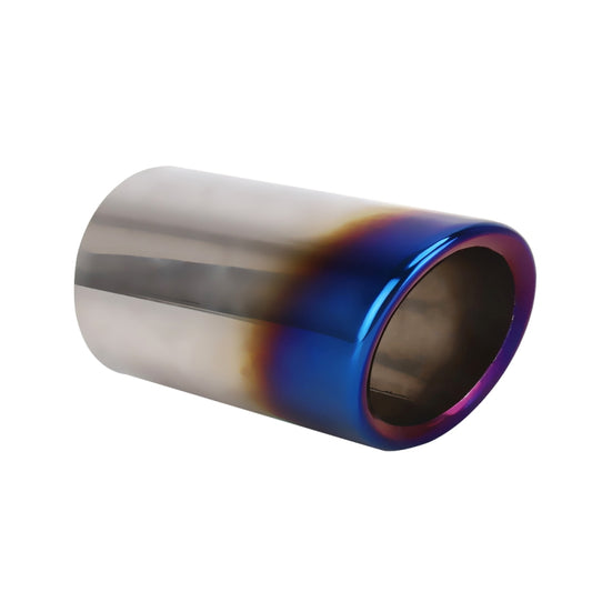 2 PCS Car Styling Stainless Steel Exhaust Tail Muffler Tip Pipe for VW Volkswagen 1.8T/2T Swept Volume, Audi A1/A3/A4L/Q3/Q5(Blue) by buy2fix