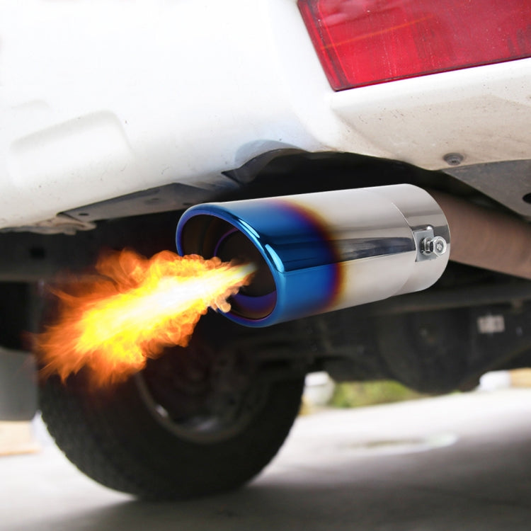 Universal Car Styling Stainless Steel Straight Exhaust Tail Muffler Tip Pipe by buy2fix