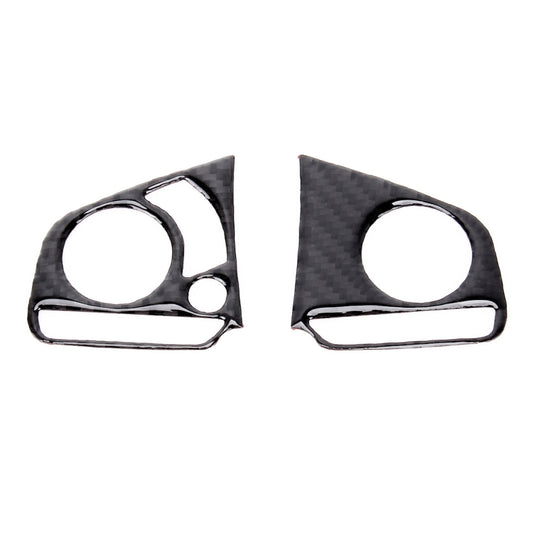 2 in 1 Carbon Fiber Steering Wheel Button Trim Interior DIY Sticker for Honda Civic 10th Gen 2016-2019(Deluxe) by buy2fix