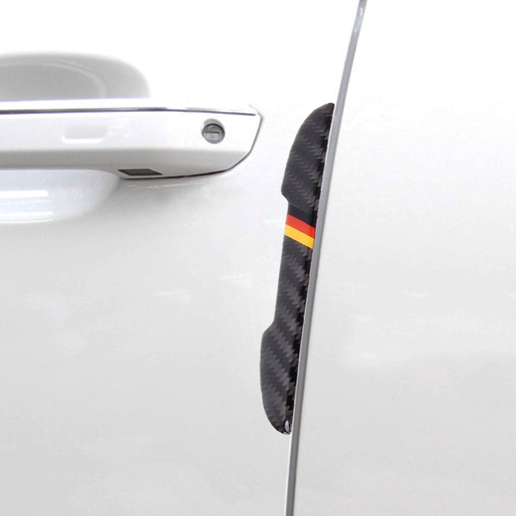 4 in 1 Carbon Fiber Car Auto Side Door Edge Guard Protection Trims Stickers by buy2fix