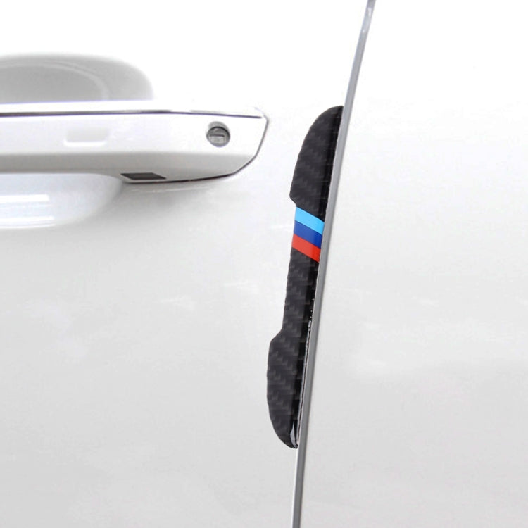 4 in 1 Carbon Fiber Car Auto Side Door Edge Guard Protection Trims Stickers by buy2fix