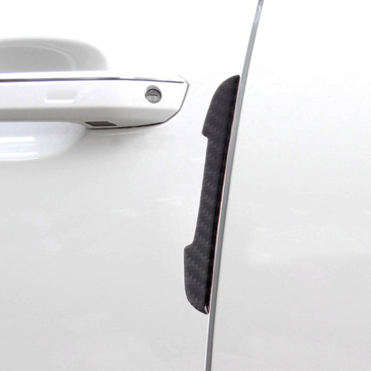 4 in 1 Carbon Fiber Car Auto Side Door Edge Guard Protection Trims Stickers by buy2fix