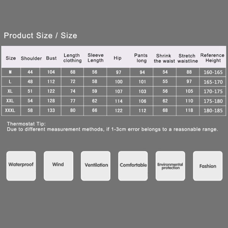 Adult Split Reflective Raincoats Rain Pants Cleaners Waterproof Clothes Labor Insurance Safety Sanitation Suits, Size: L by buy2fix