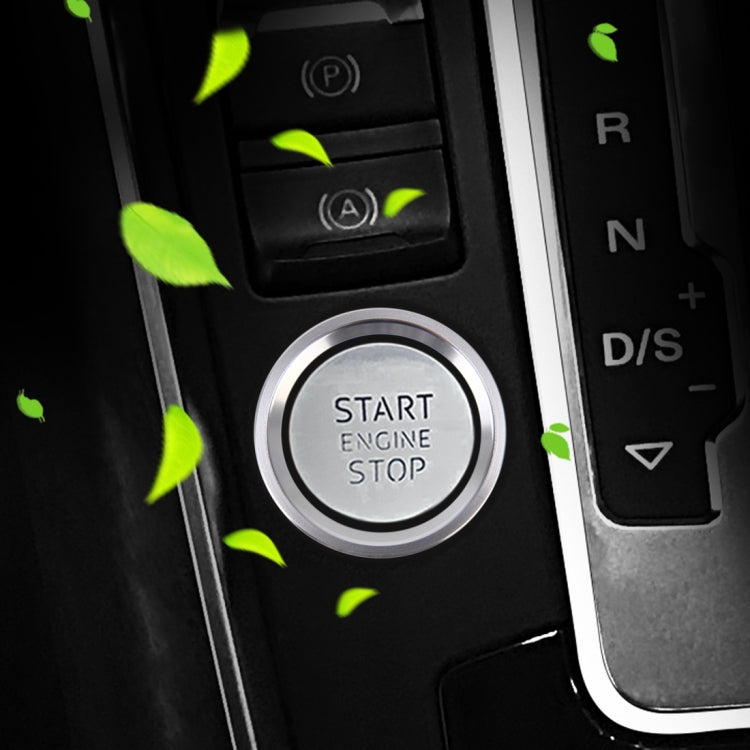 Car Engine Start Key Push Button Ring Trim Aluminum Alloy Sticker Decoration for Audi(Silver) by buy2fix