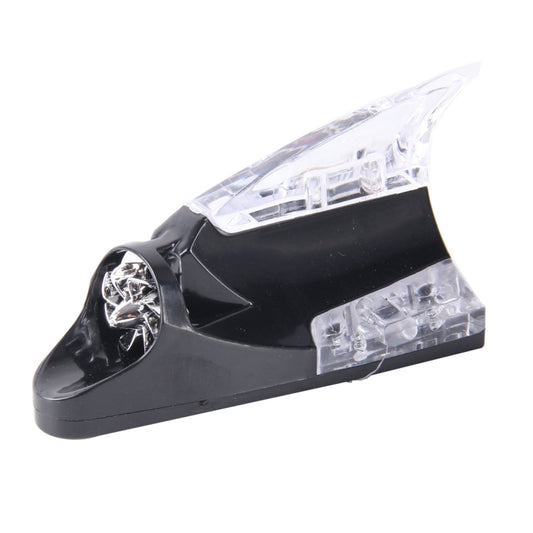 CB-073 Colorful Warning Light Wind Power Shark Fin Antenna Car Decoration(Black) by buy2fix