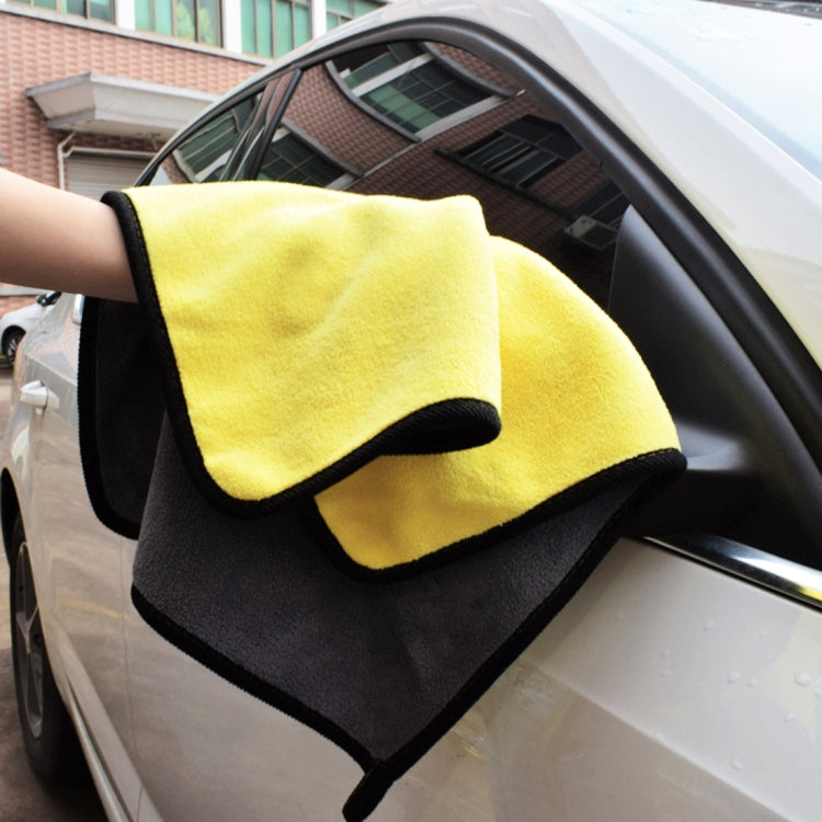 30 x 30cm Microfiber Absorbent Cleaning Drying Clean Cloth Washing Car Care Wash Towel by buy2fix