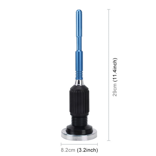 PS-5506 Universal Car Magnetic Roof Mount Base Radio AM/FM Aerial Amplified Antenna(Blue) by buy2fix