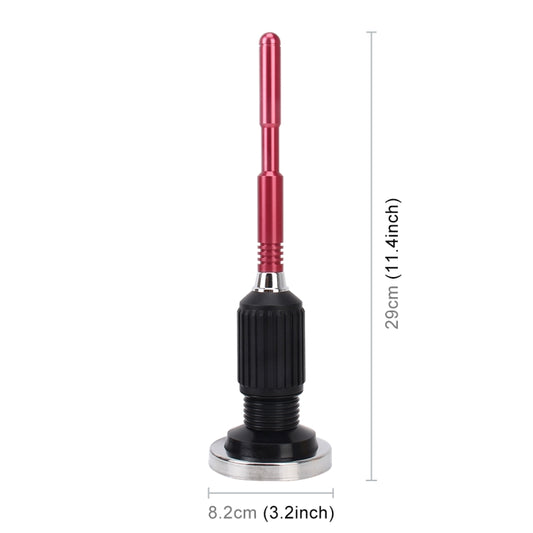 PS-5506 Universal Car Magnetic Roof Mount Base Radio AM/FM Aerial Amplified Antenna(Red) by buy2fix