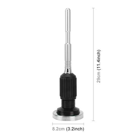 PS-5506 Universal Car Magnetic Roof Mount Base Radio AM/FM Aerial Amplified Antenna(Silver) by buy2fix