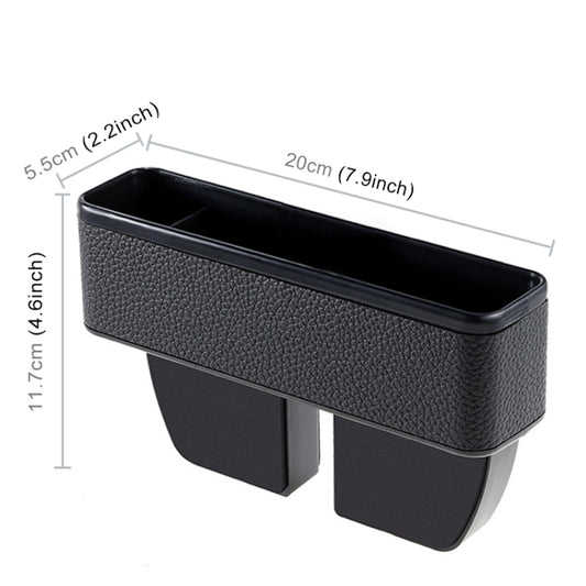 Universal Car Multi-functional Console Side Pocket Seat Gap Side Storage Box(Black) by buy2fix